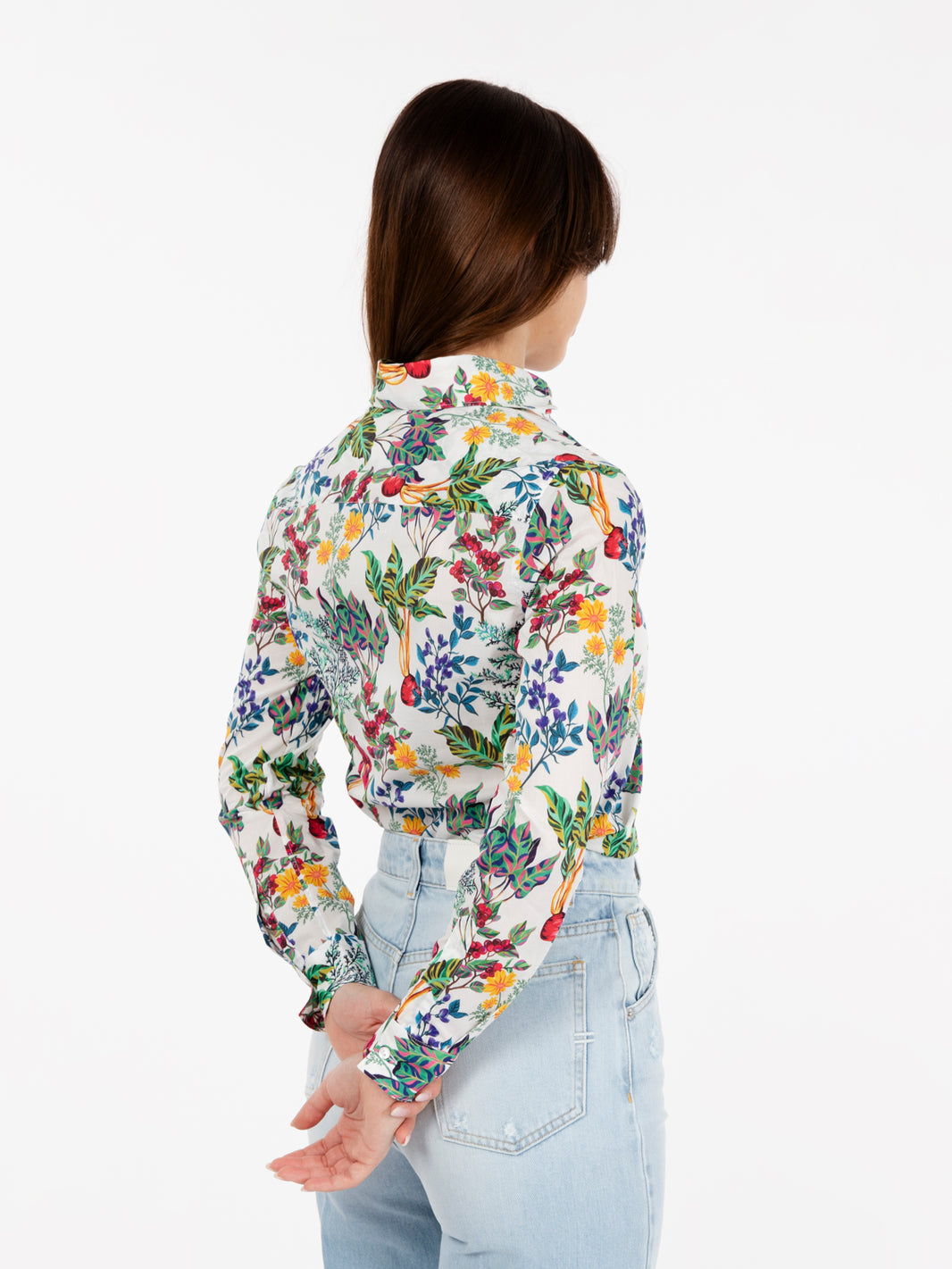 Camicia Pina Liberty bianco / floreale