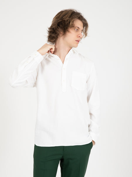 Camicia Polo spugna bianco