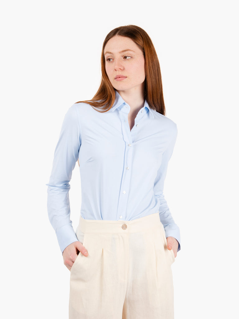 XACUS - Camicia Sara Active azzurro