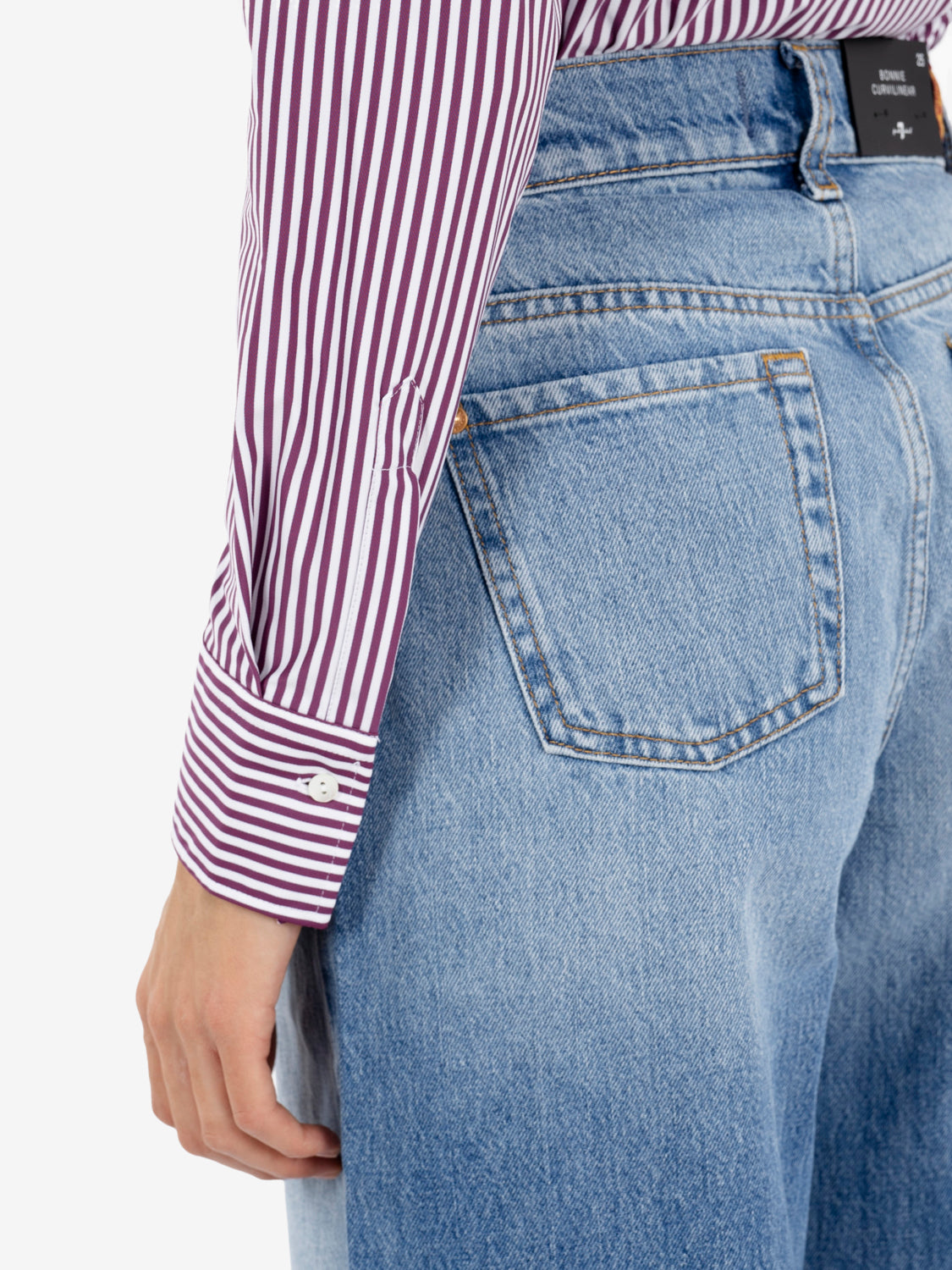 ACTIVE SHIRT BORDEAUX STRIPE SARAKT-1101/35618_004