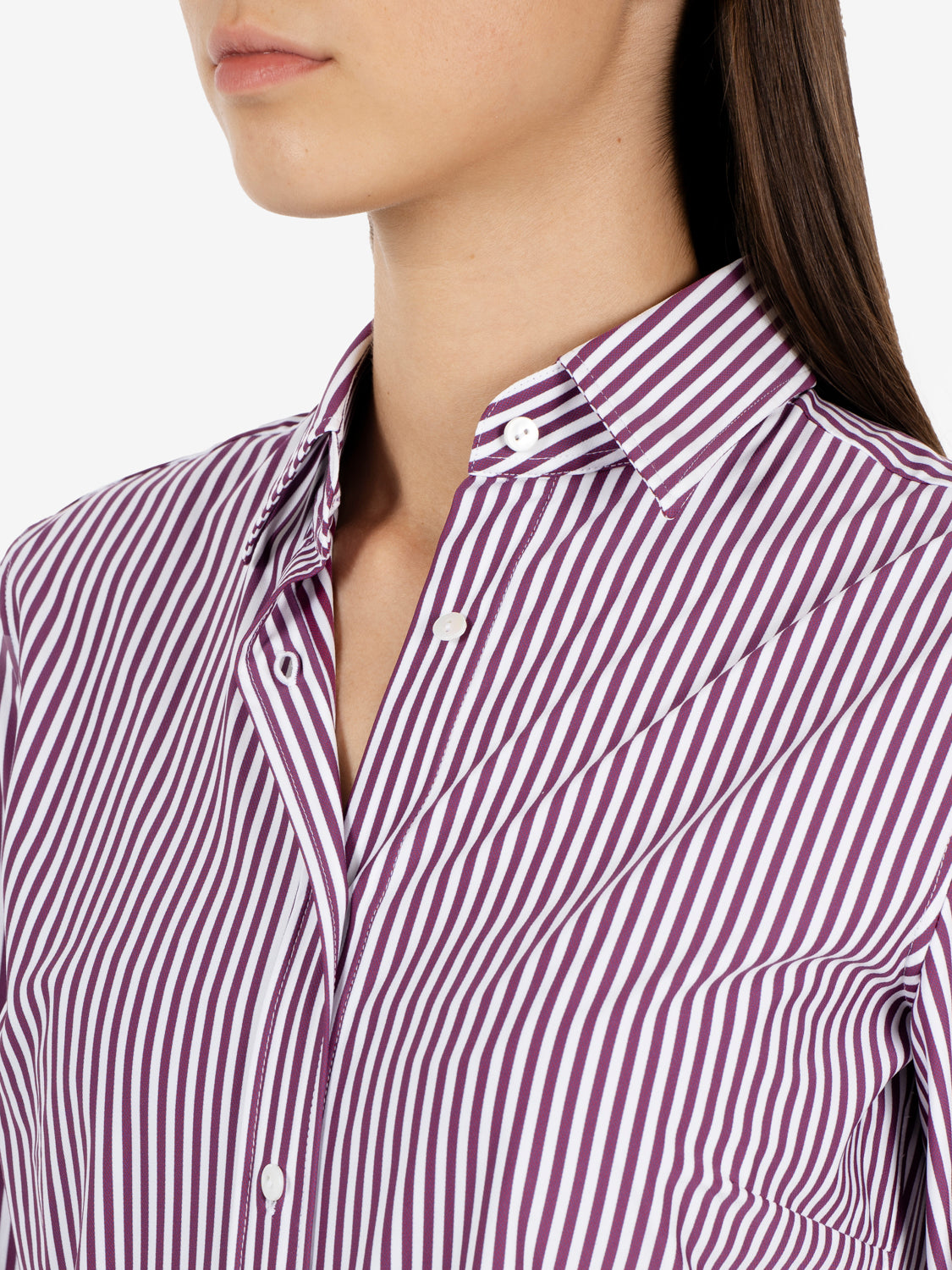 ACTIVE SHIRT BORDEAUX STRIPE SARAKT-1101/35618_004
