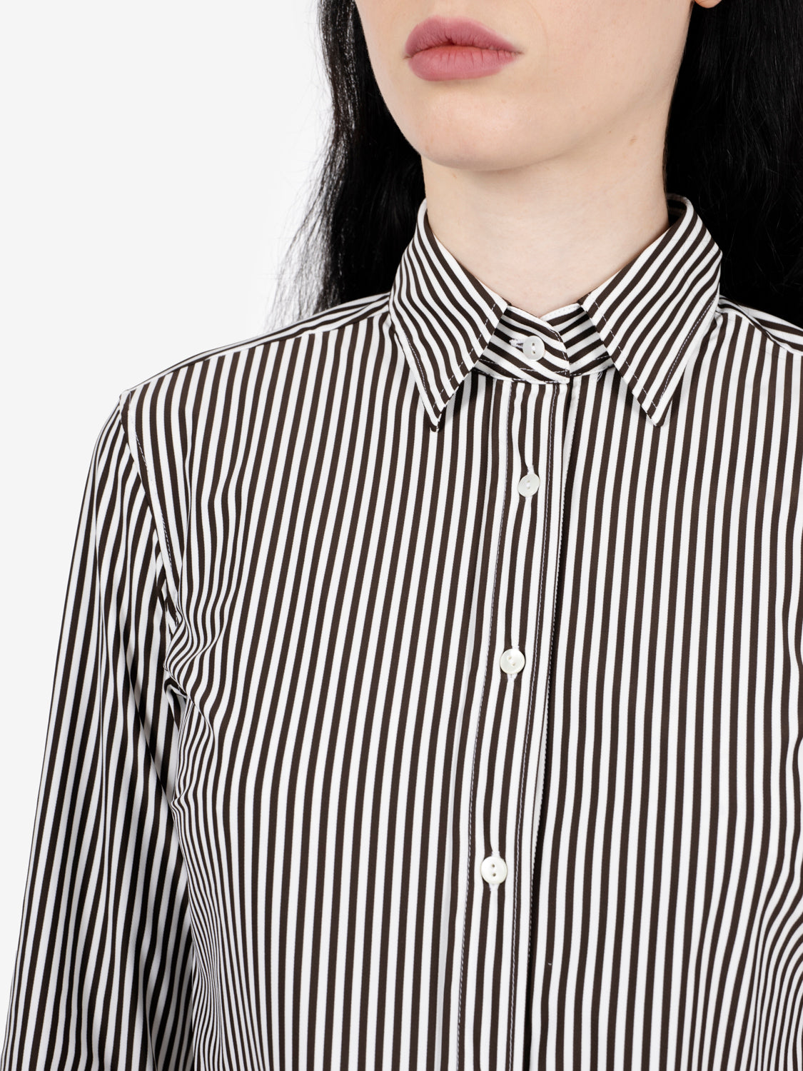 Camicia Sara active righe moro