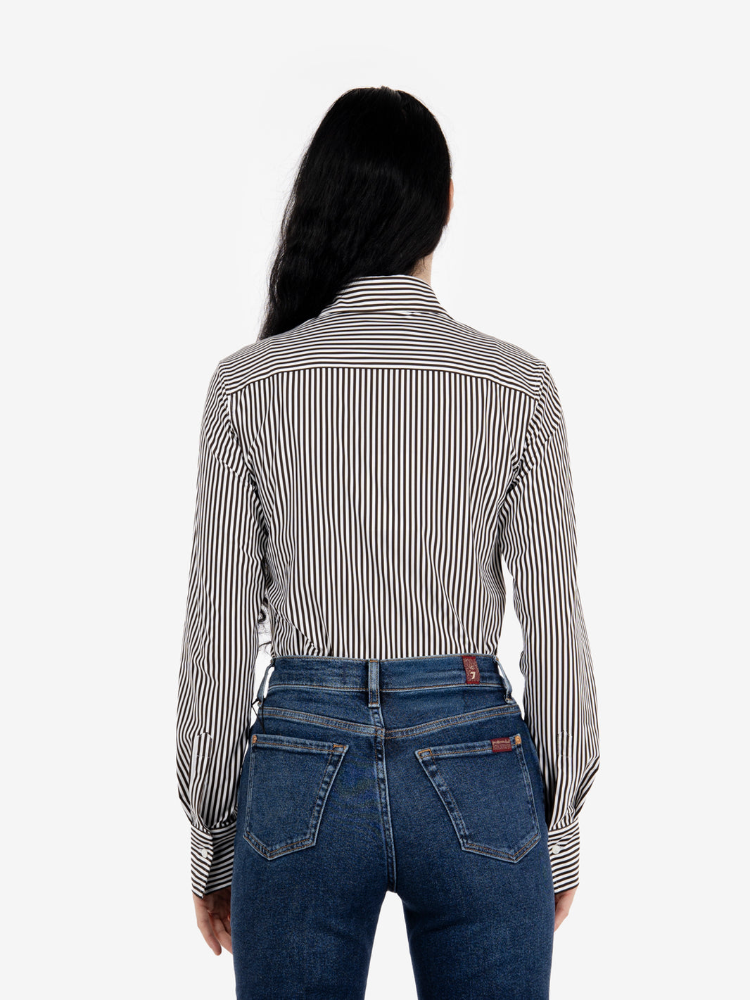 Camicia Sara active righe moro