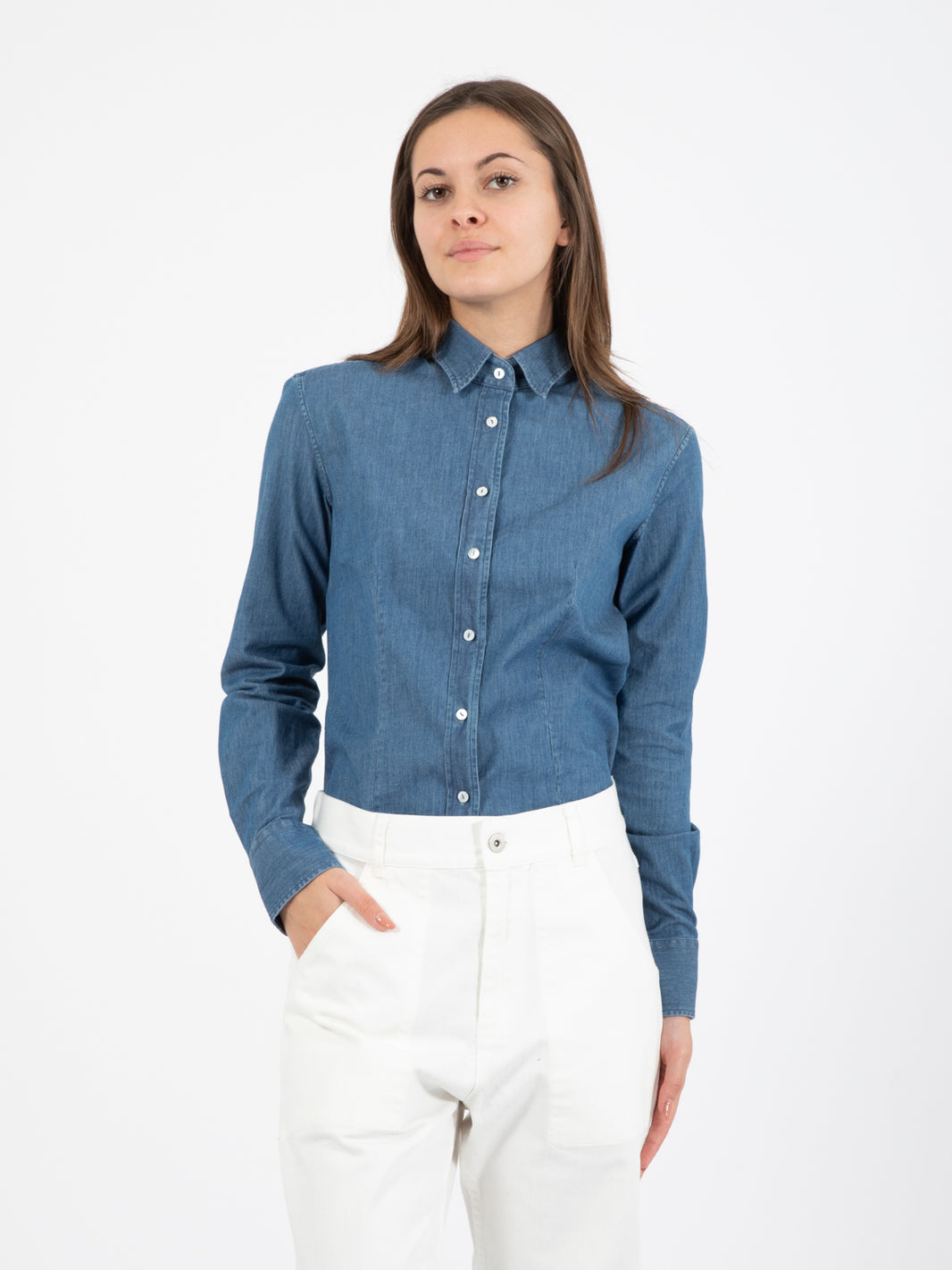 Camicia Sara denim blu
