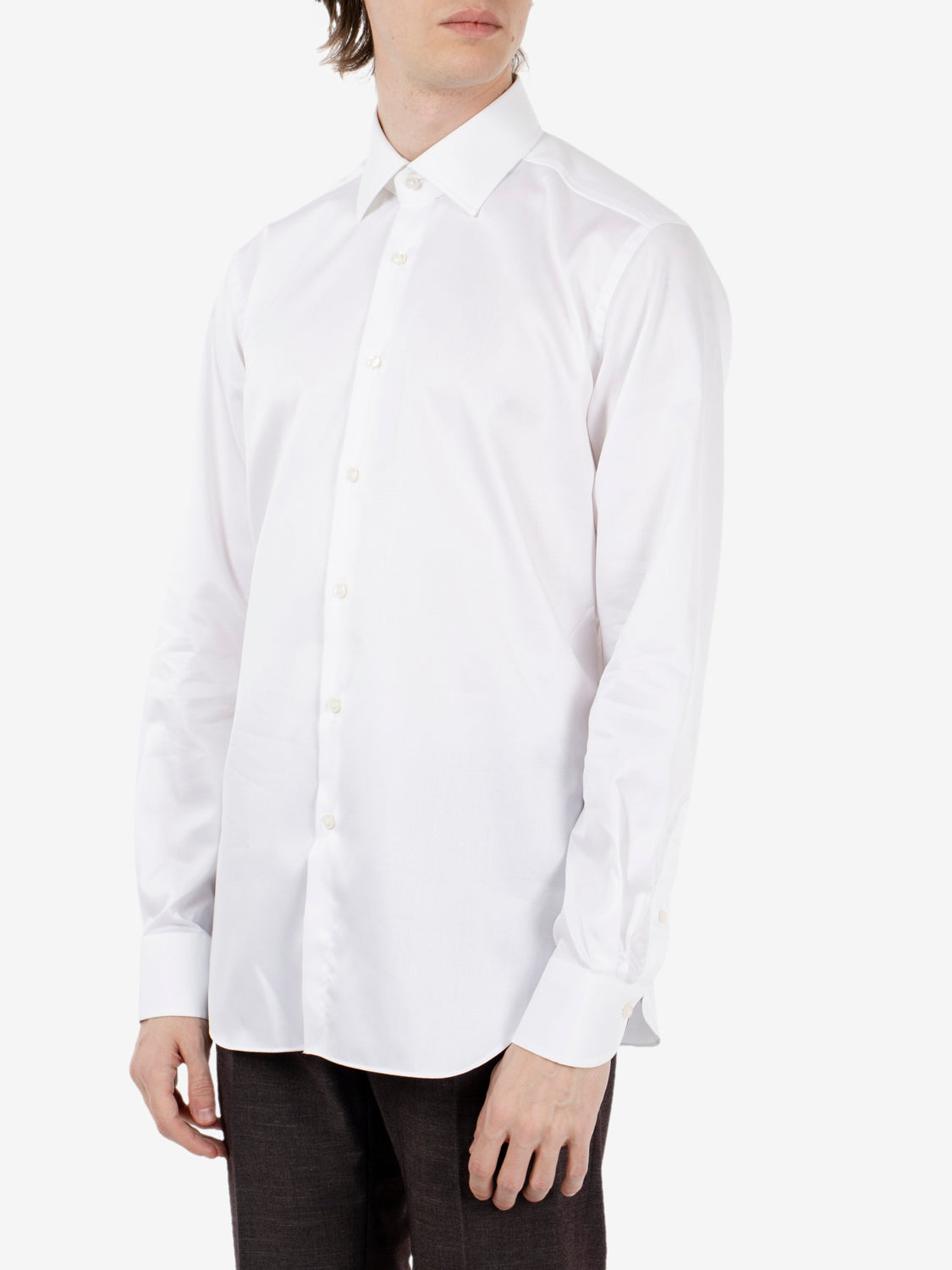 Camicia travel fit wrinkle free bianca