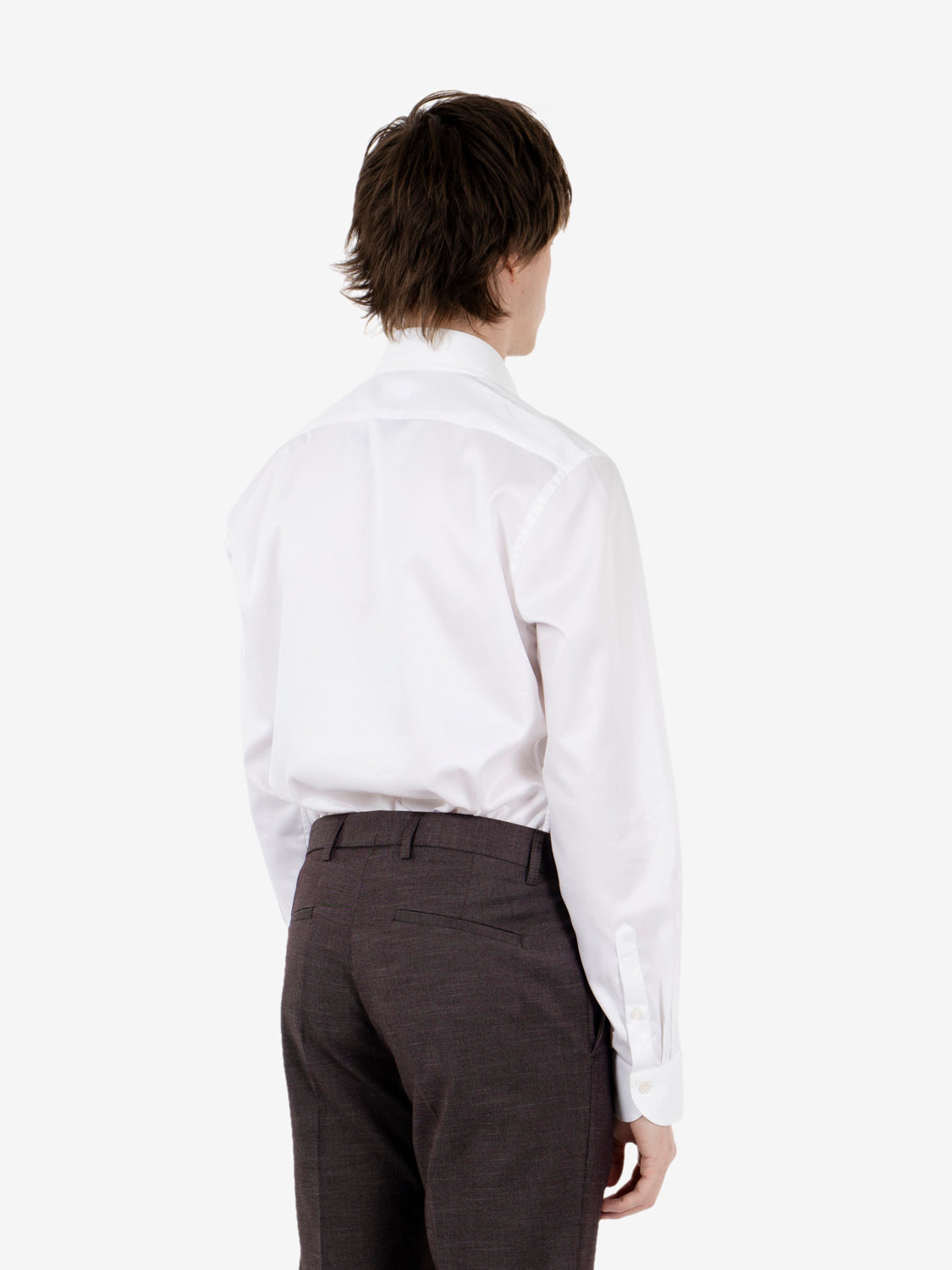Camicia travel fit wrinkle free bianca