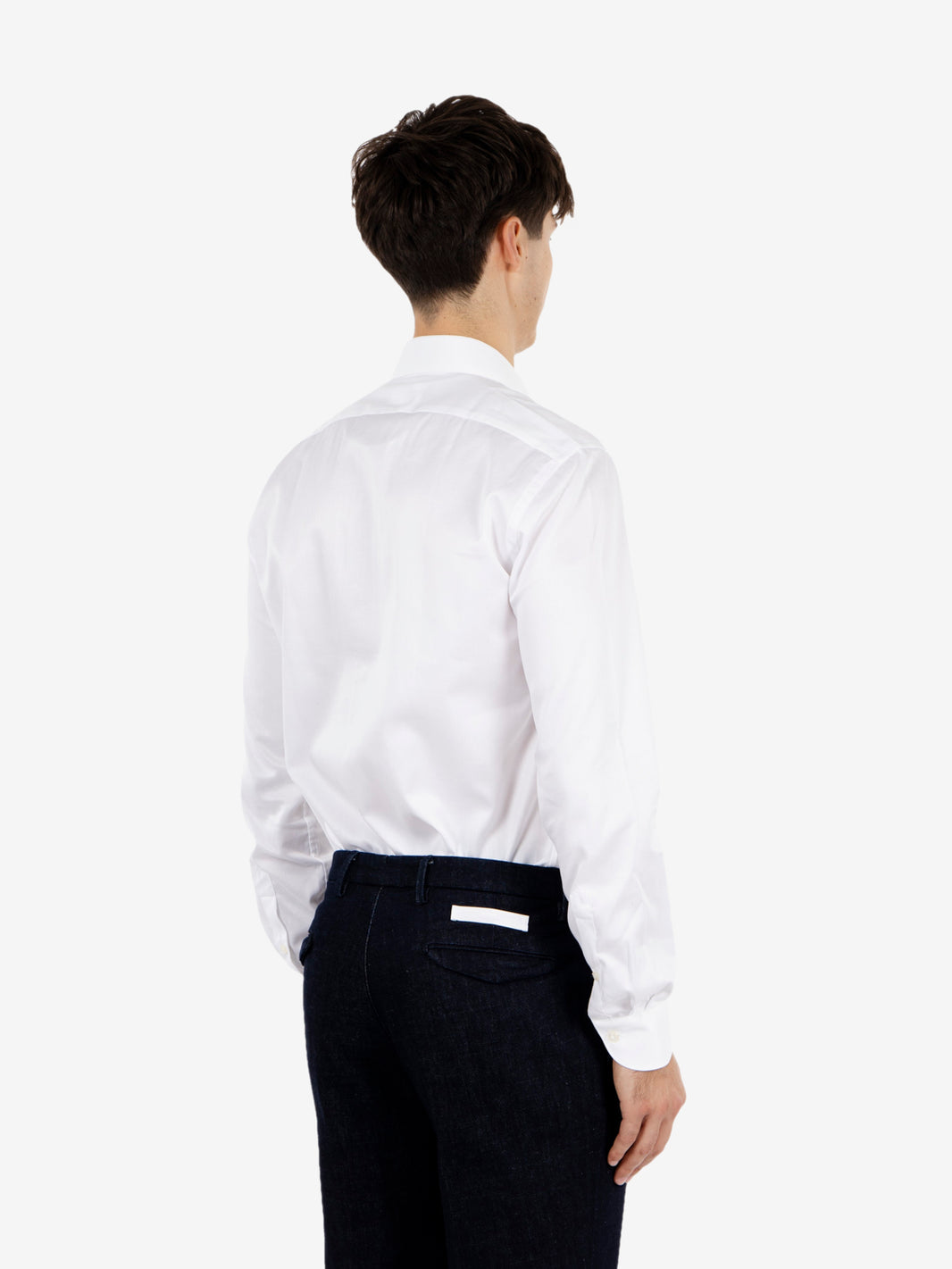 White wrinkle-free shirt