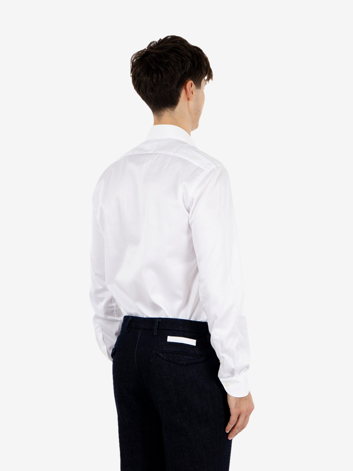 White wrinkle-free shirt