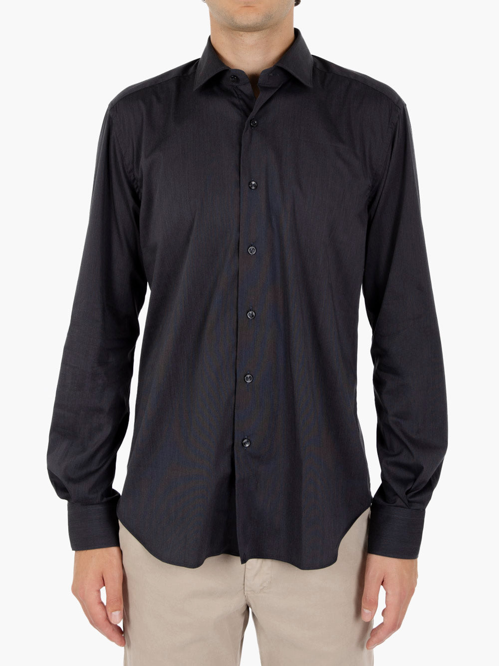Classic shirt slim fit antracite