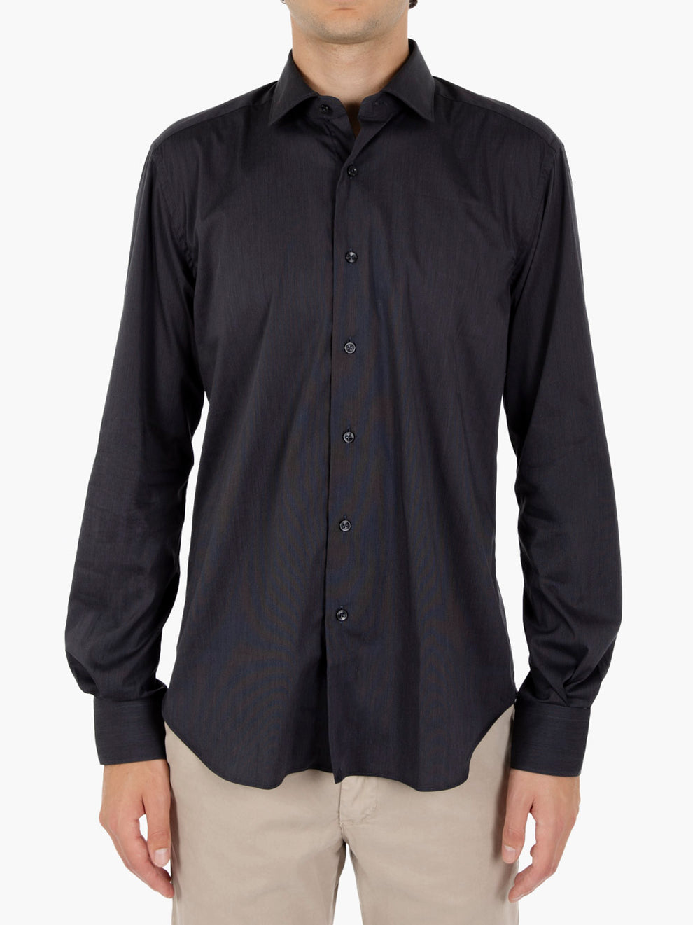 Classic shirt slim fit antracite