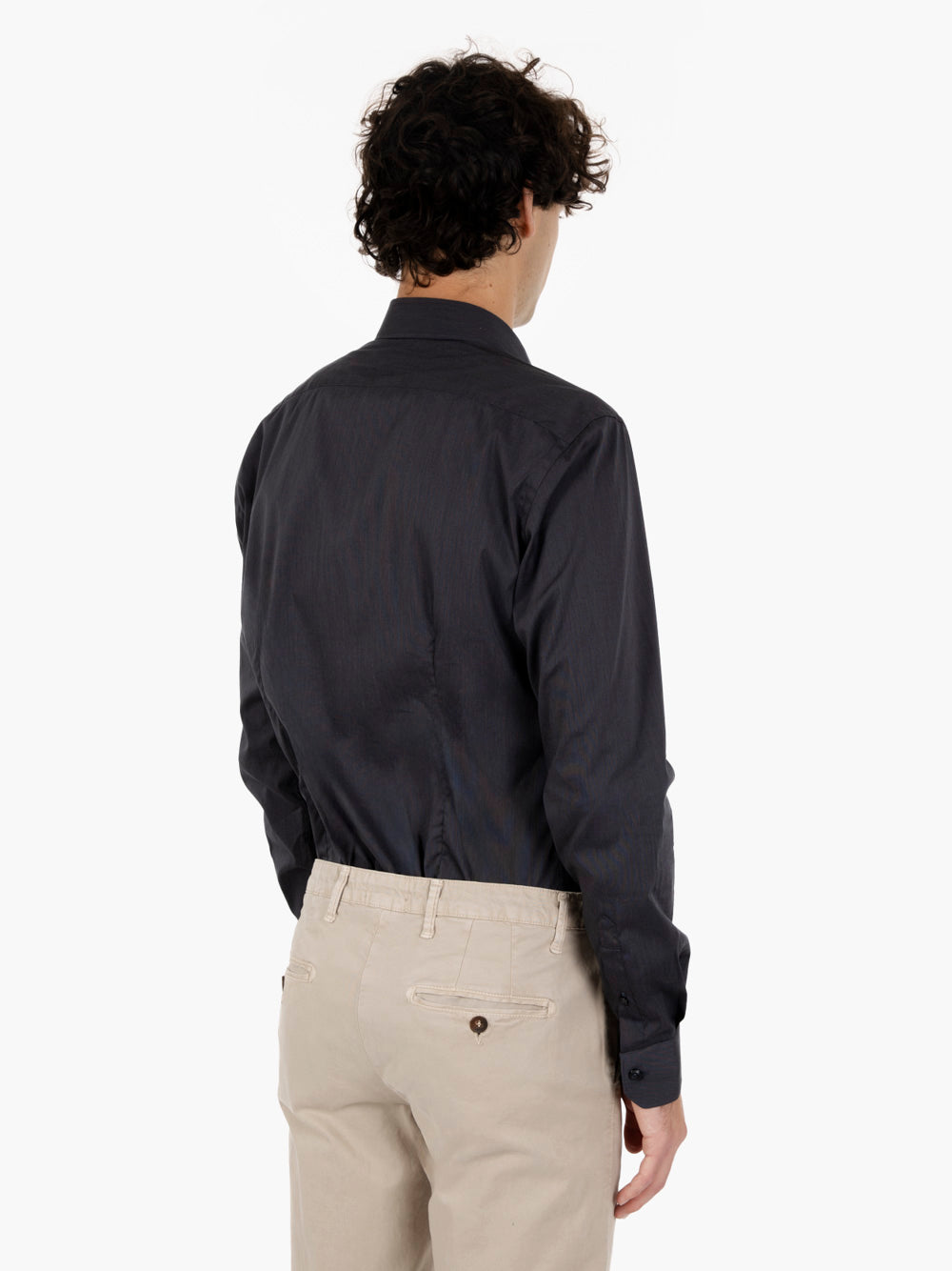 Classic shirt slim fit antracite