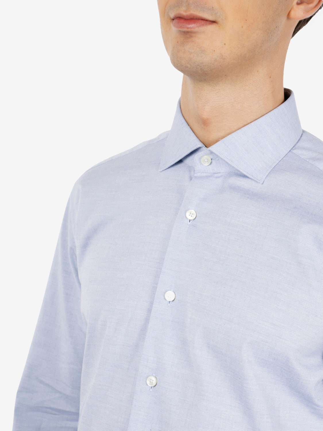Travel shirt light blue