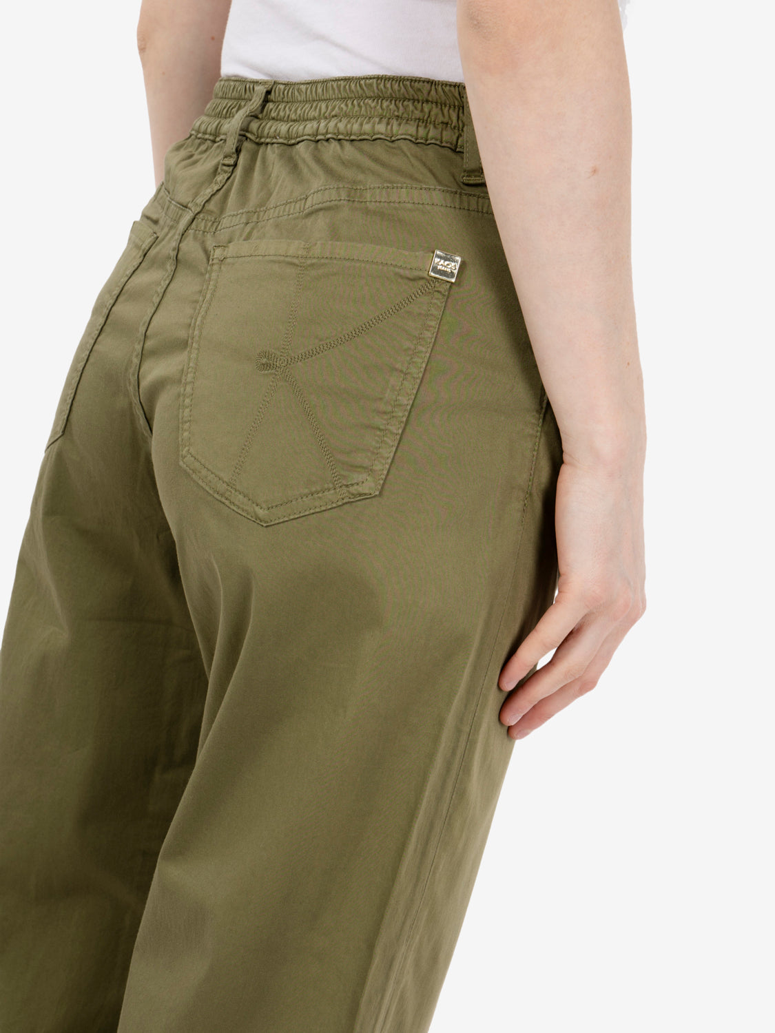 Pantalone carrot fit militare