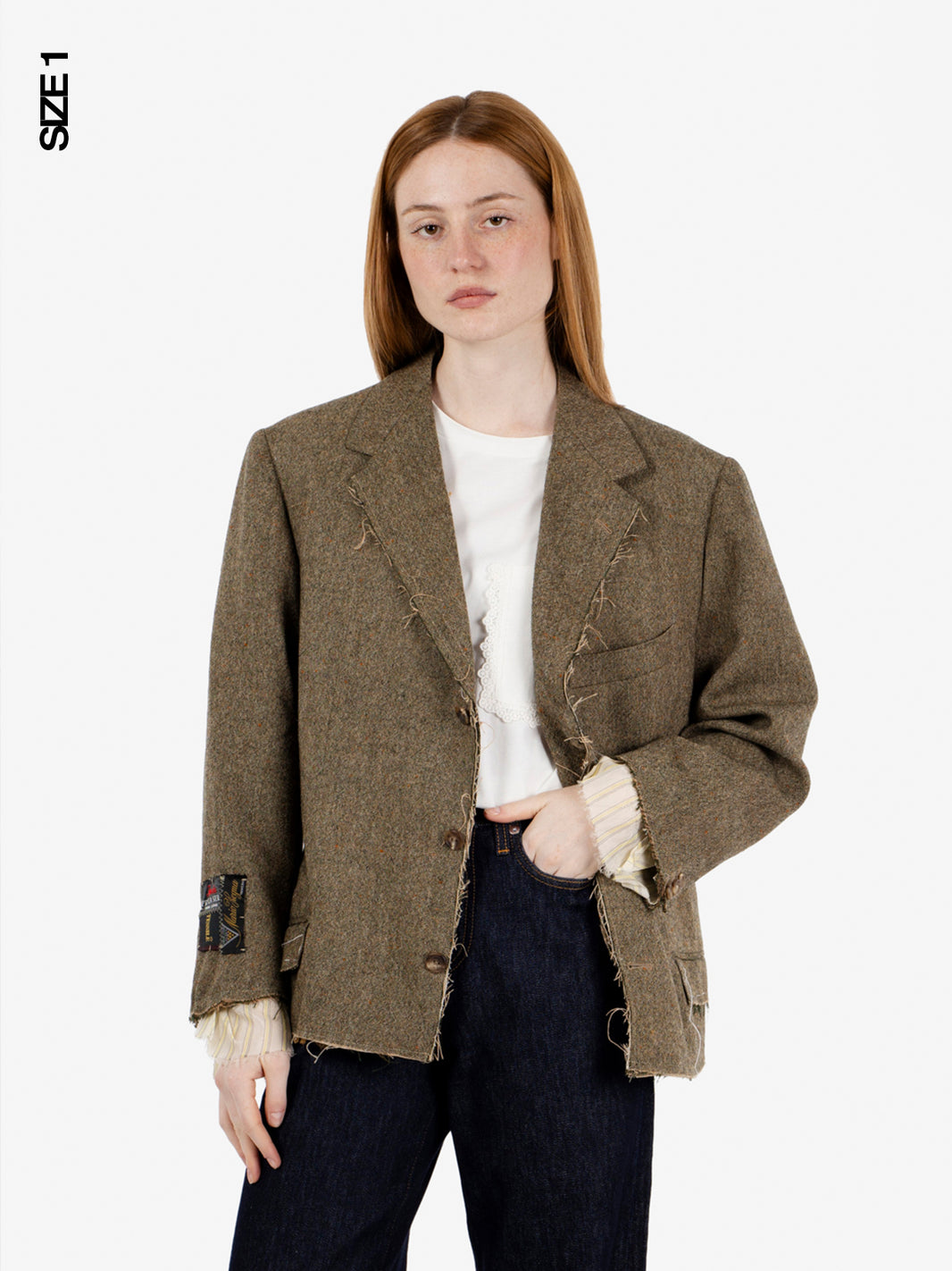 Blazer monopetto marrone