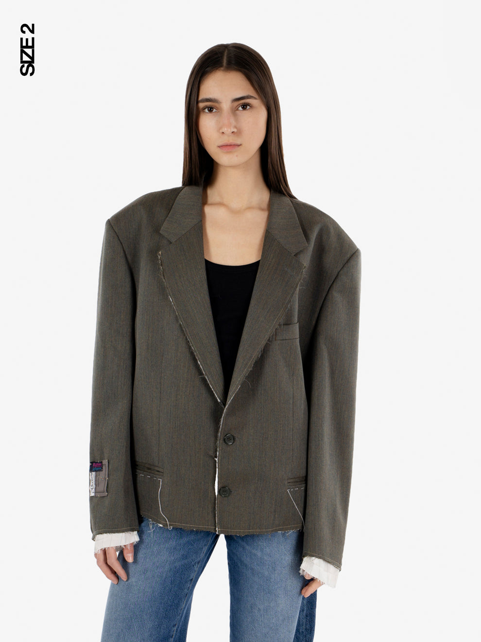 Blazer monopetto marrone