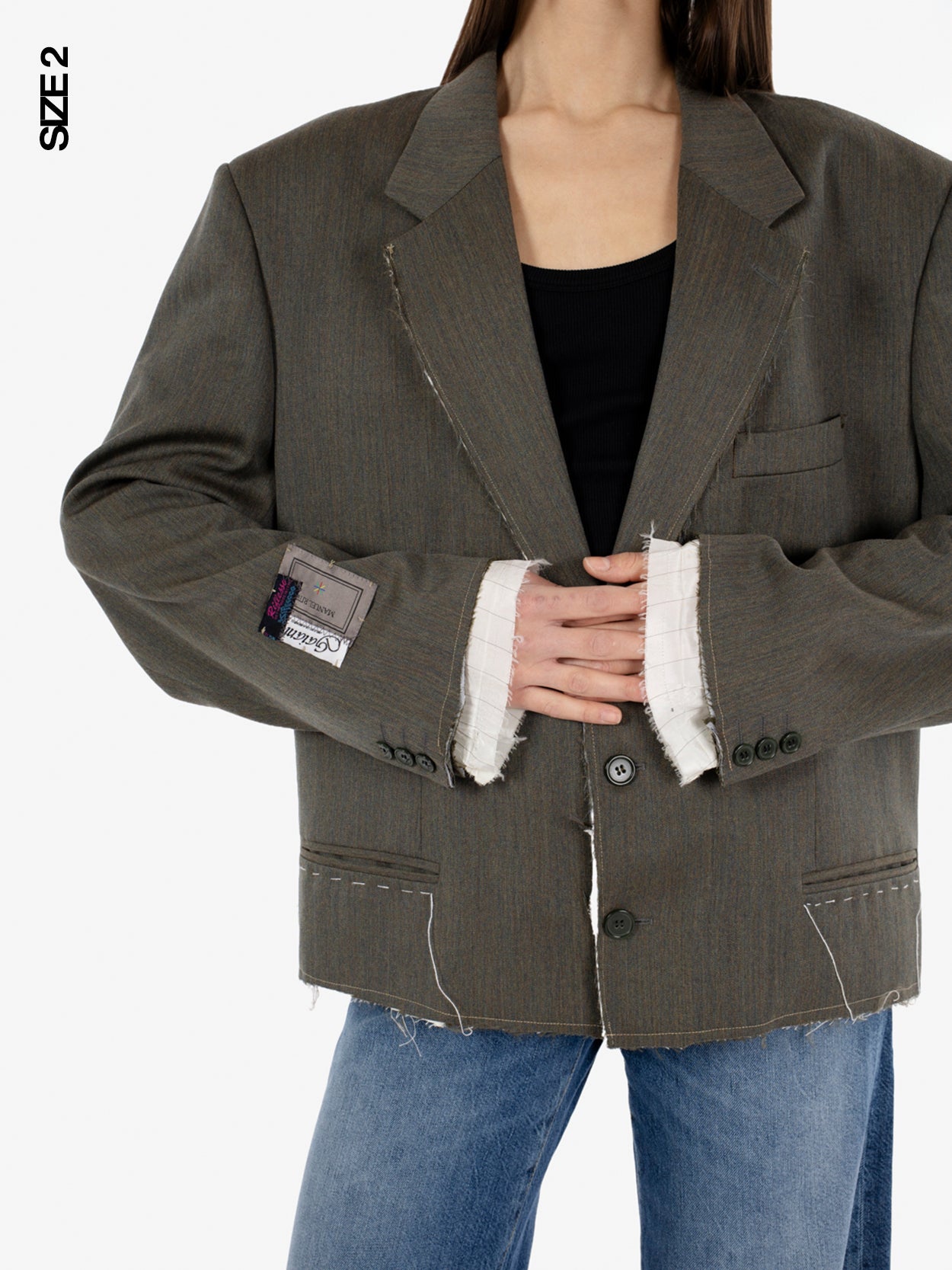 Blazer monopetto marrone