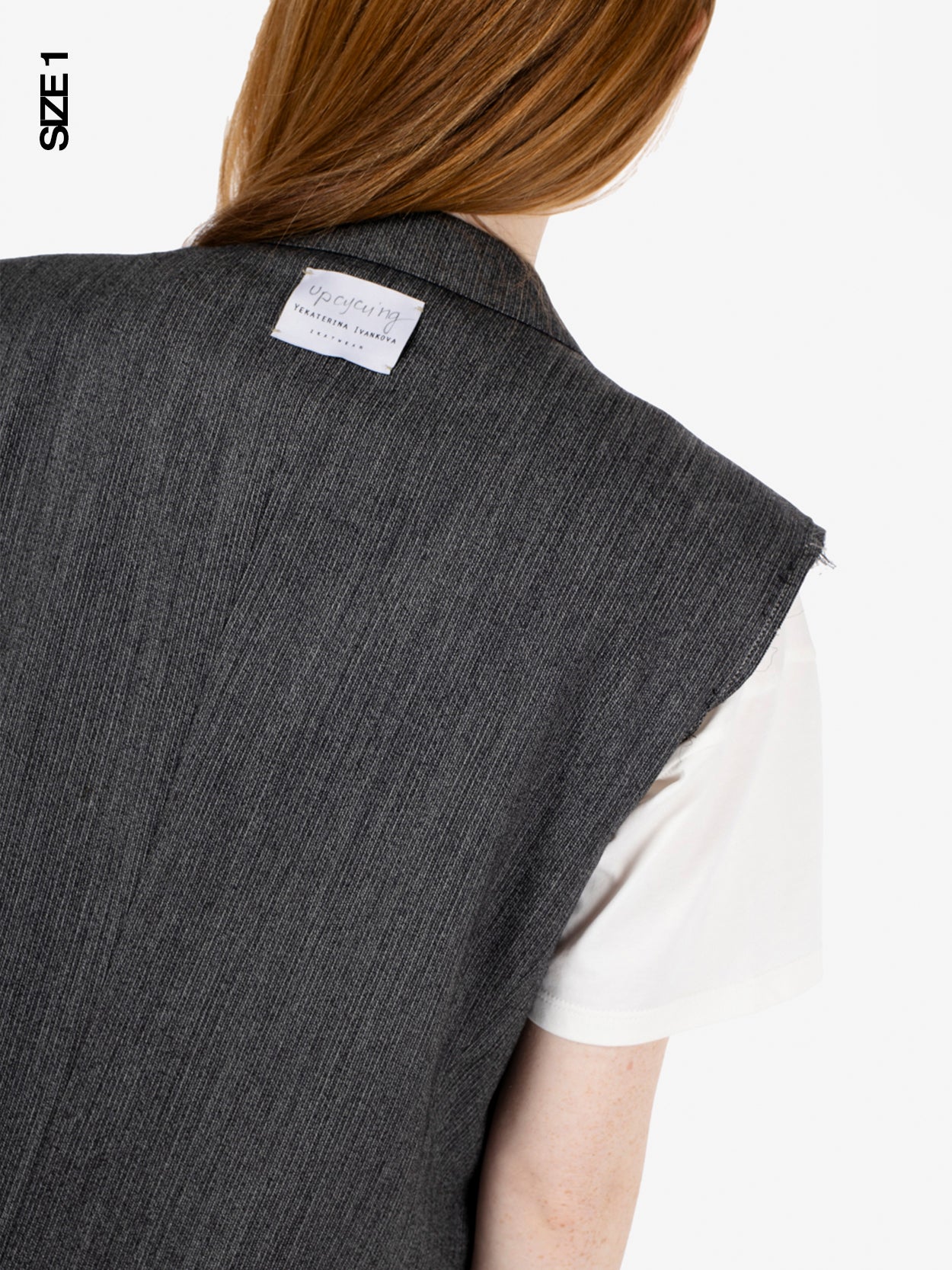 Gilet in lana grigio