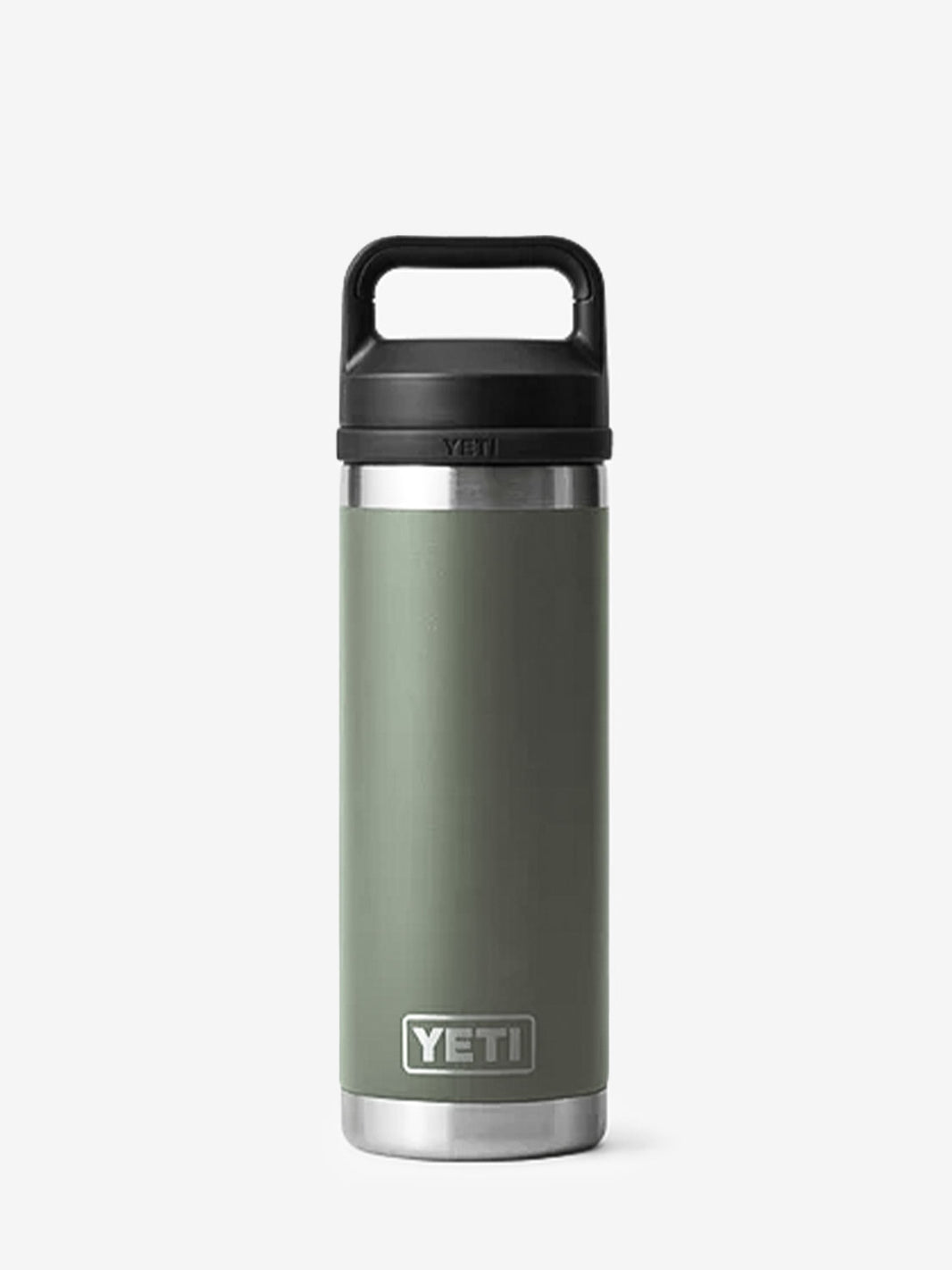 Rambler 18oz bottle chug camp green