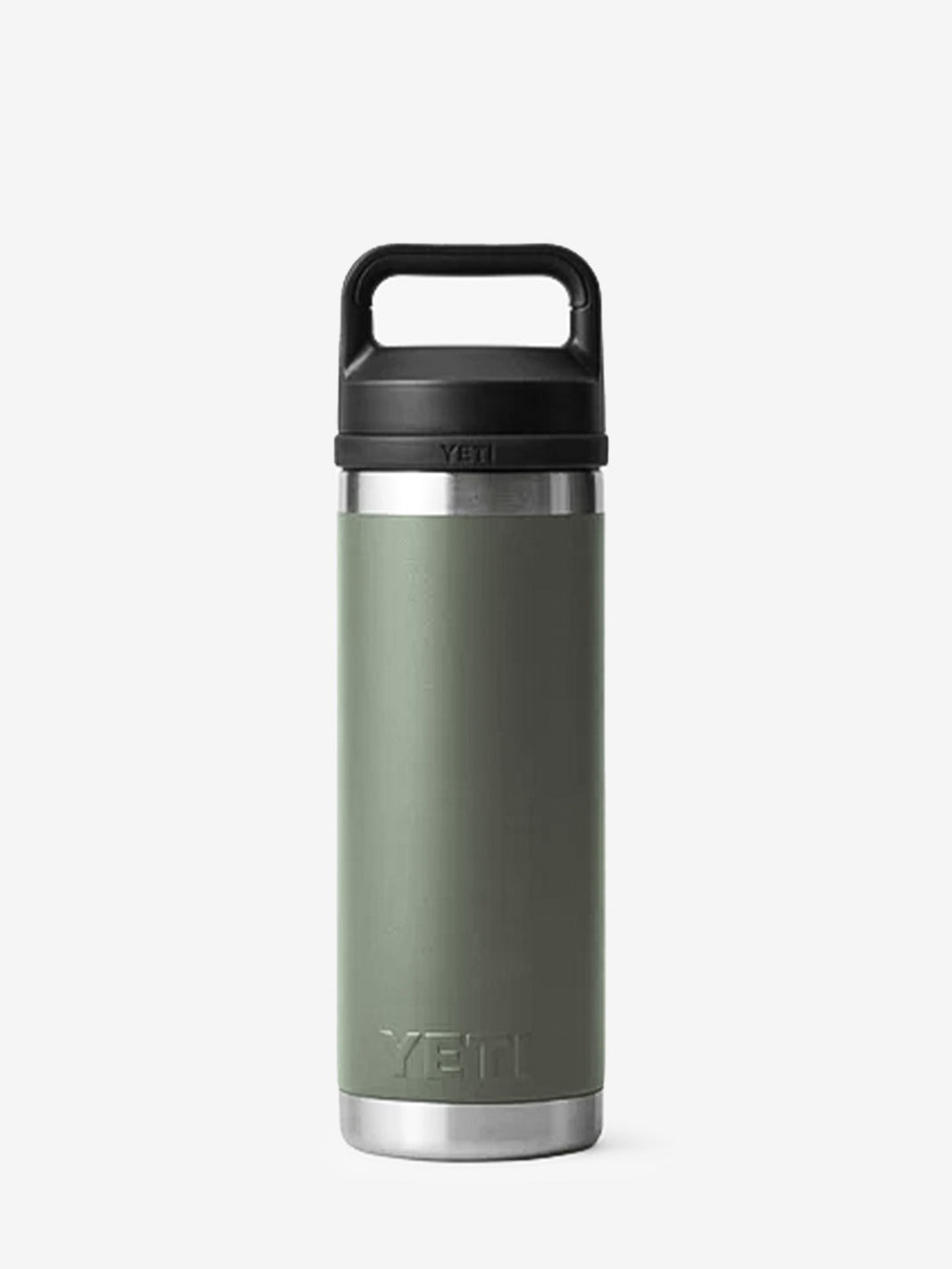 Rambler 18oz bottle chug camp green