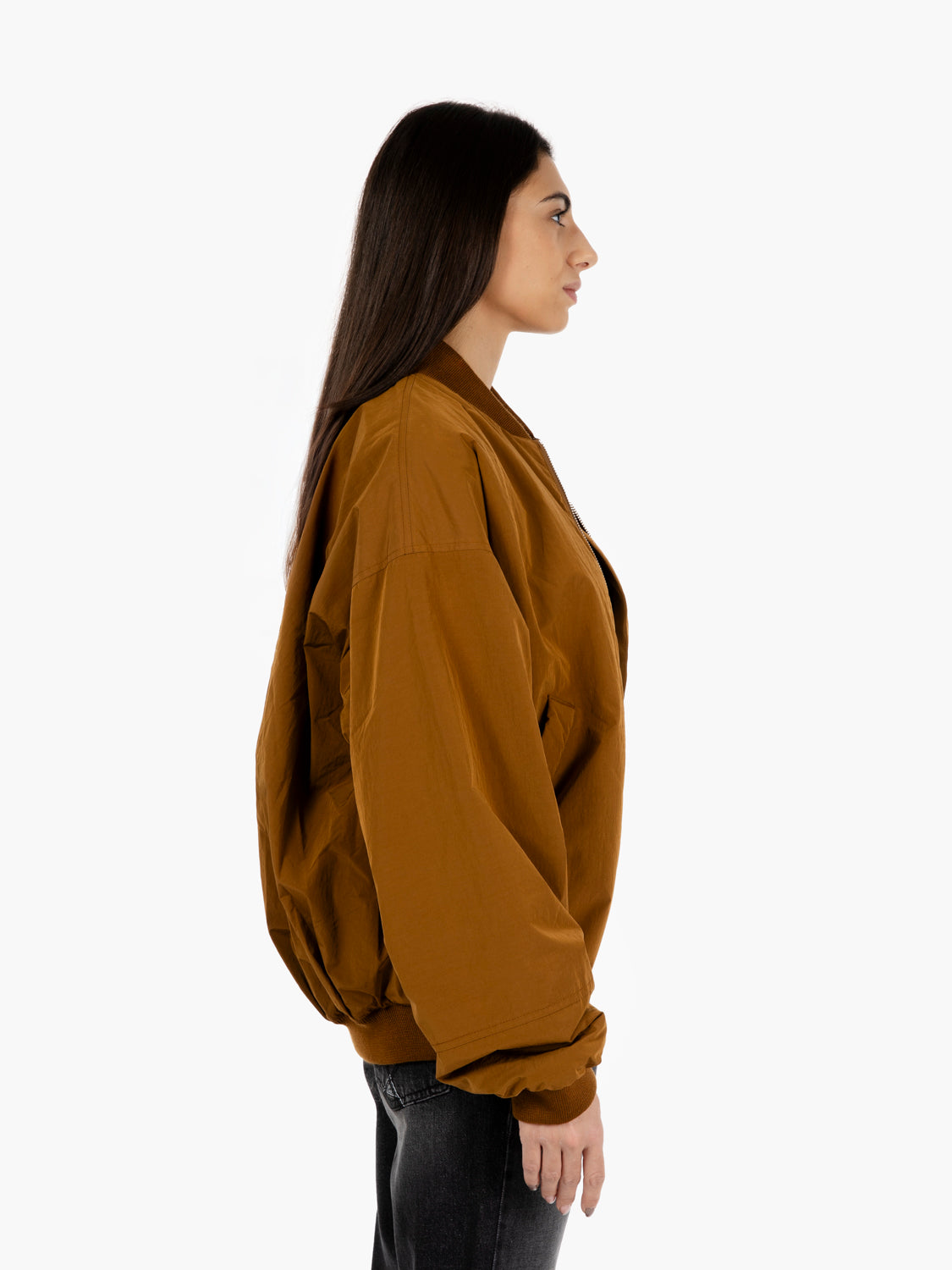 Basement bomber jacket clay