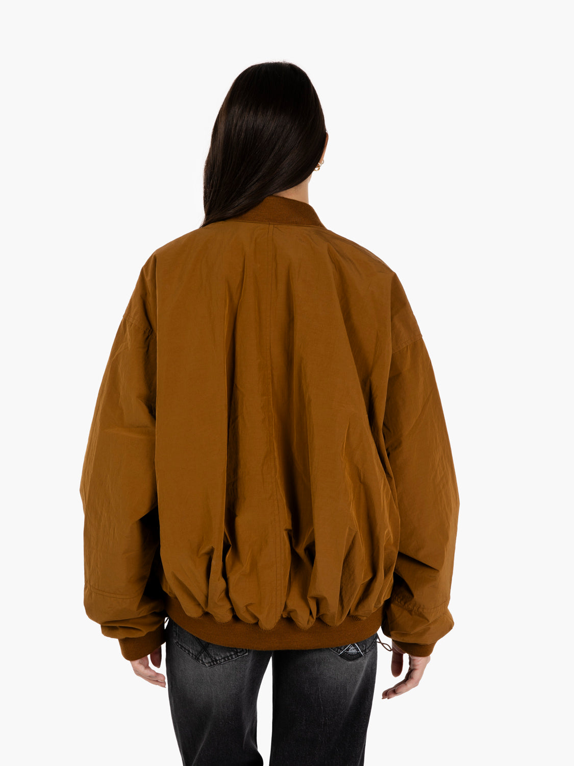 Basement bomber jacket clay