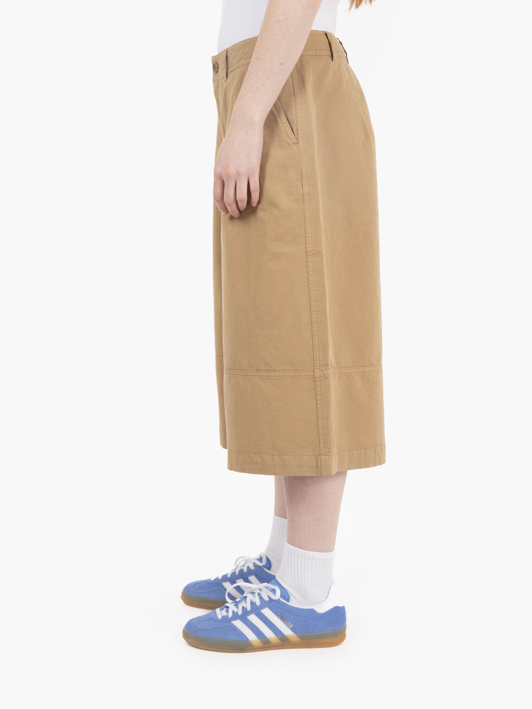 Bermuda Ezy wide leg cropped sand