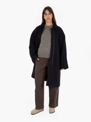 YMC - Cappotto lungo Rock navy