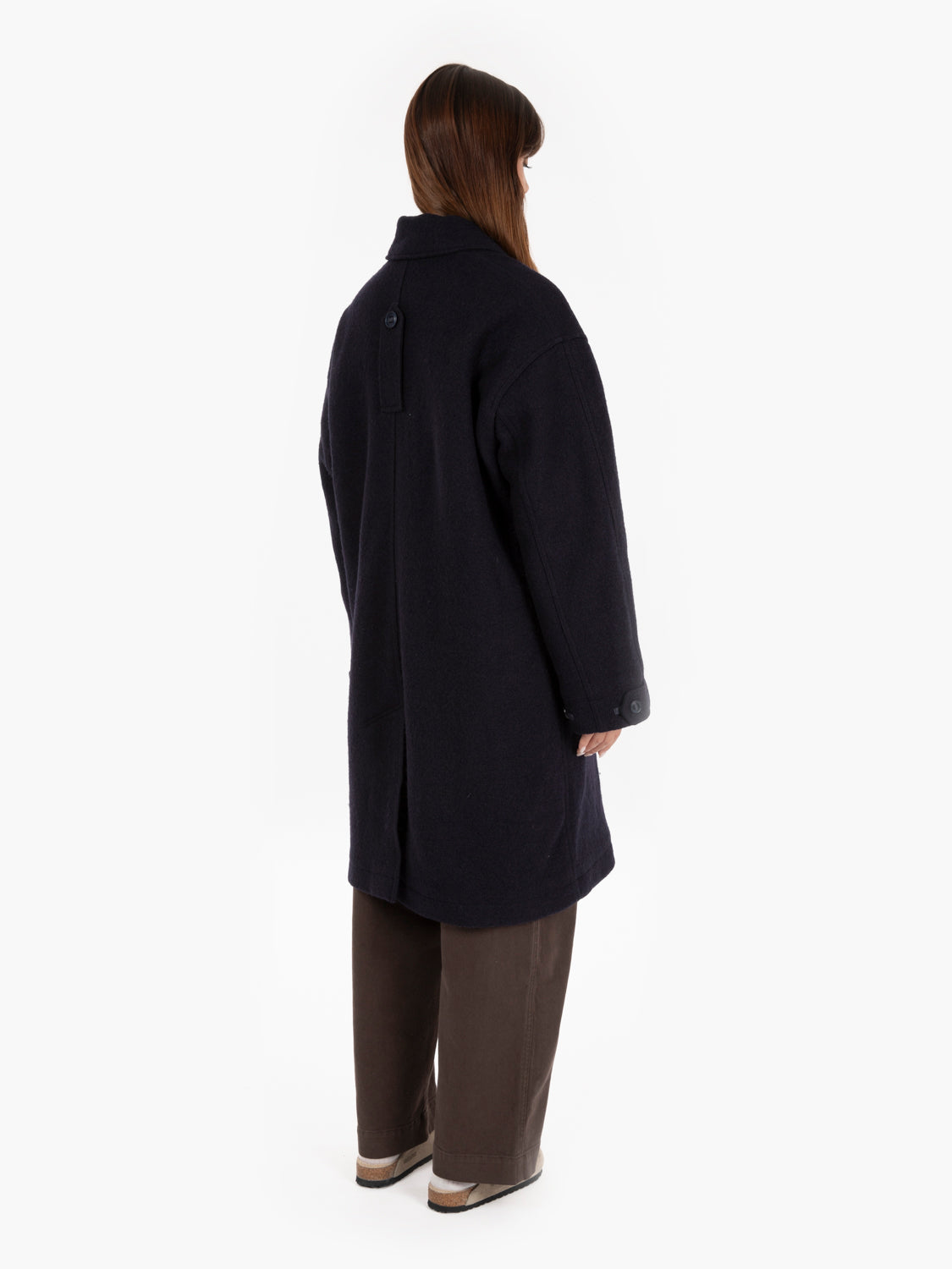 Cappotto lungo Rock navy