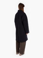 YMC - Cappotto lungo Rock navy