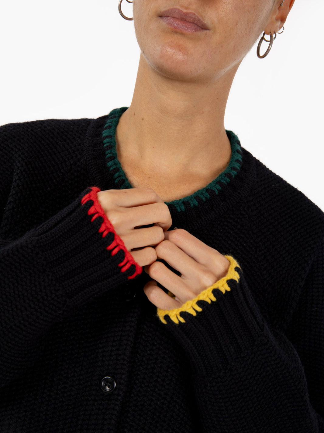 Cardigan Lotus black