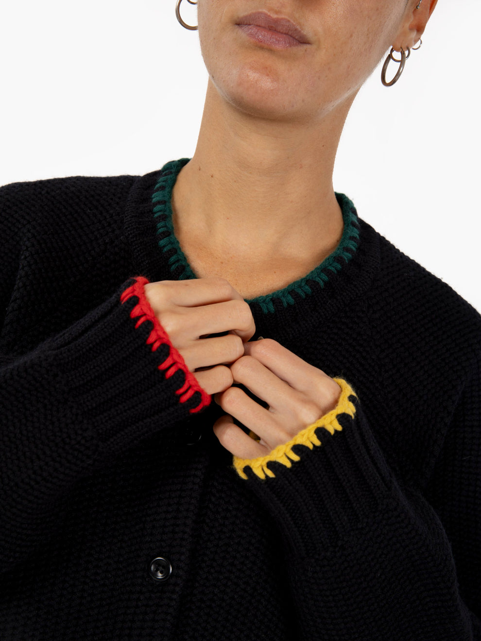 Cardigan Lotus black
