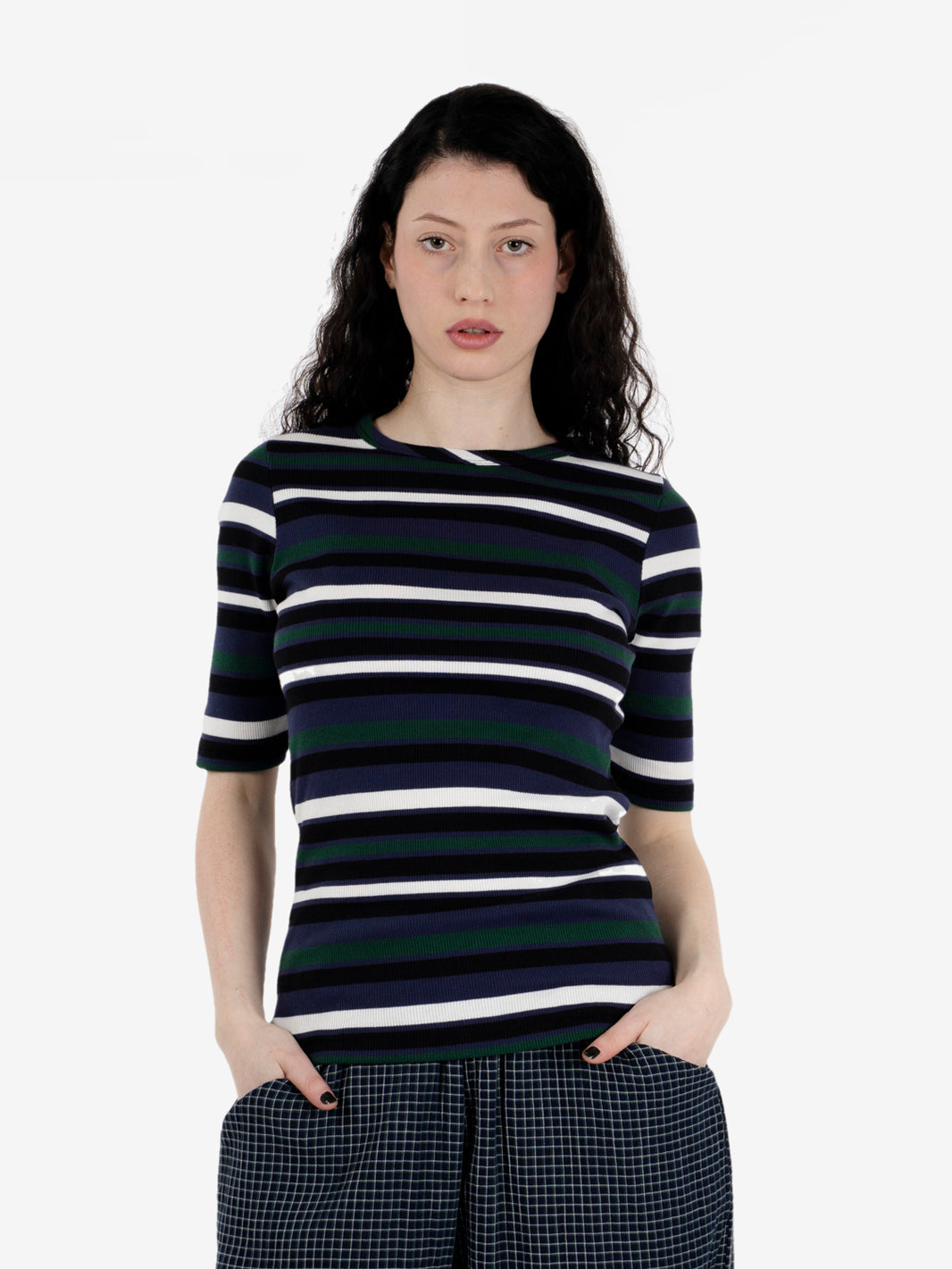 Charlotte top 90 multi blu / verde