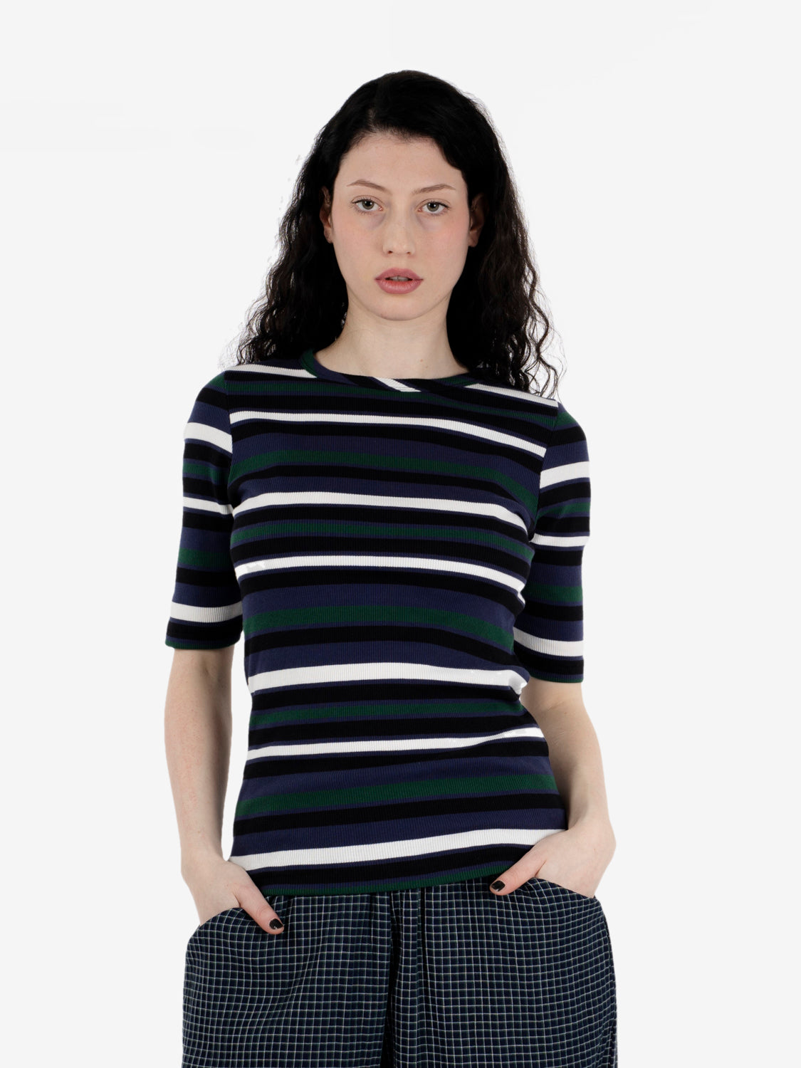 Charlotte top 90 multi blu / verde