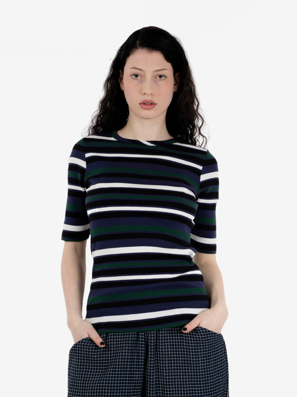 Charlotte top 90 multi blu / verde