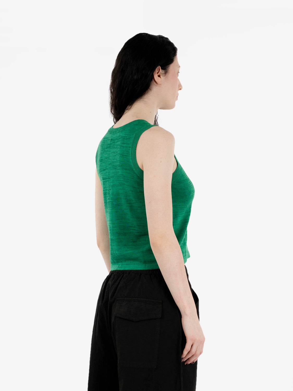 Dot vest green
