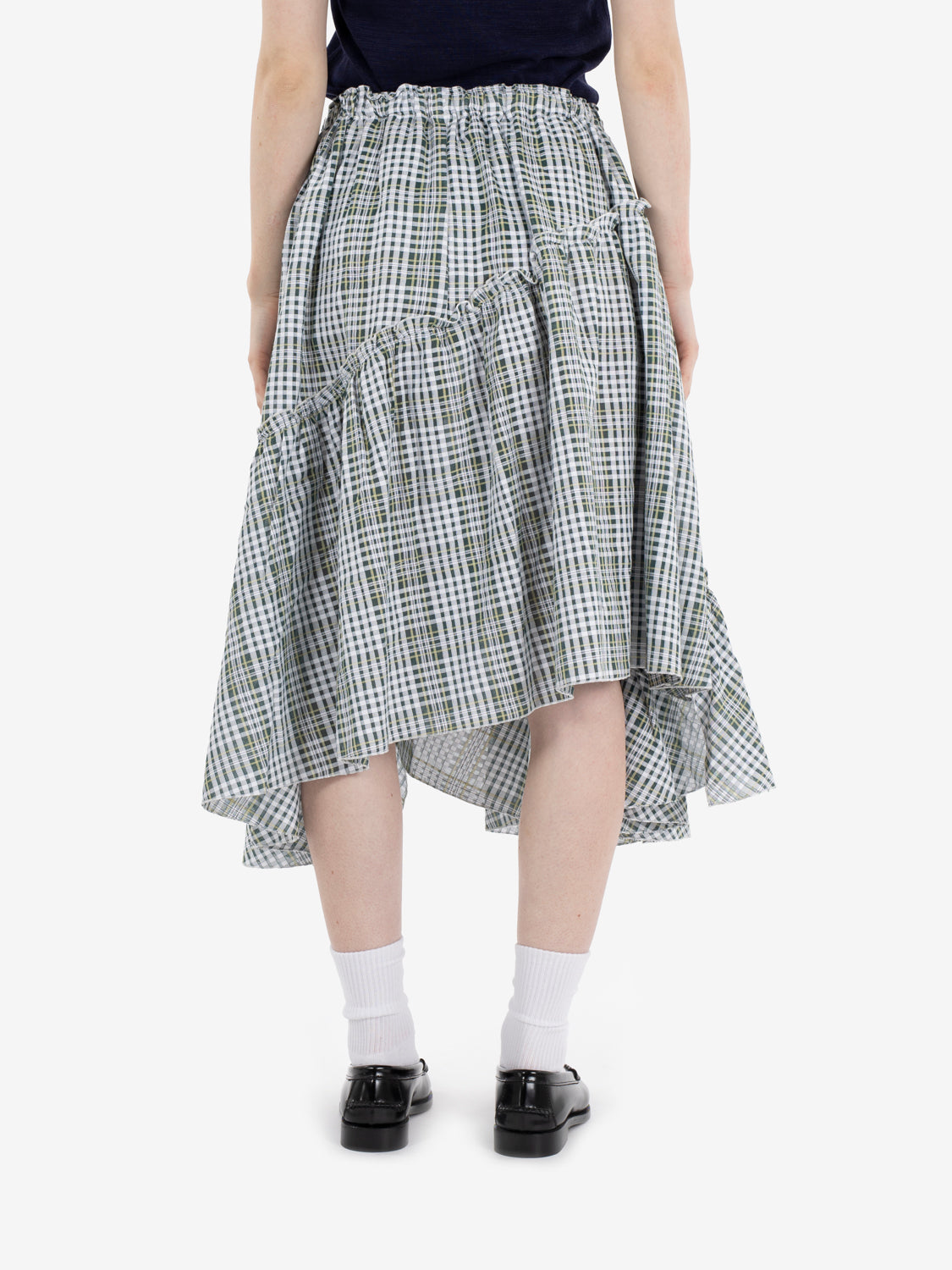 Draped skirt 90 multi verde