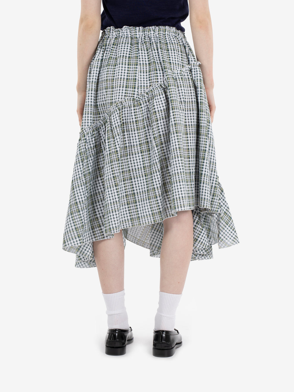 Draped skirt 90 multi verde