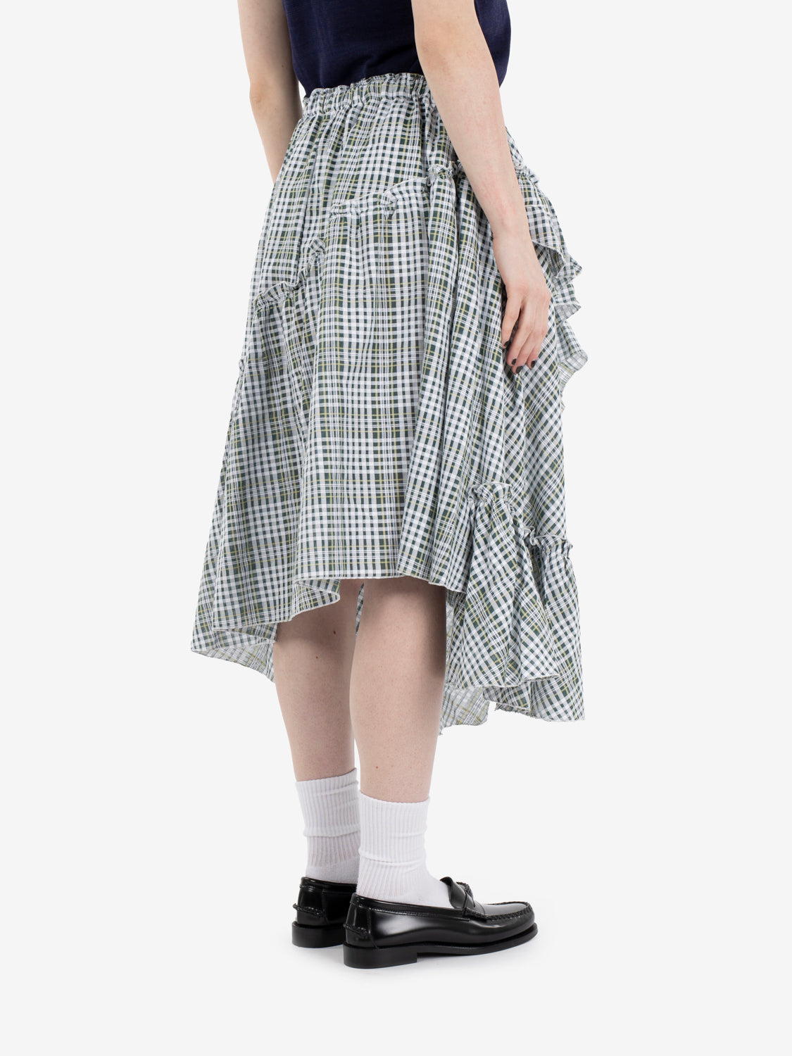 Draped skirt 90 multi verde