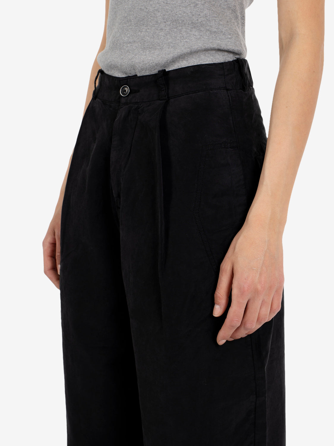 Drop Out Trousers black