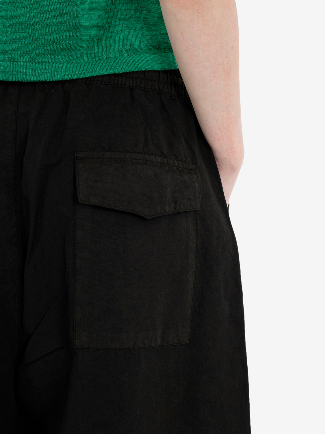 Pantaloni a busta, dietro sbiadito