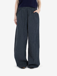 Pantaloni a busta blu scuro