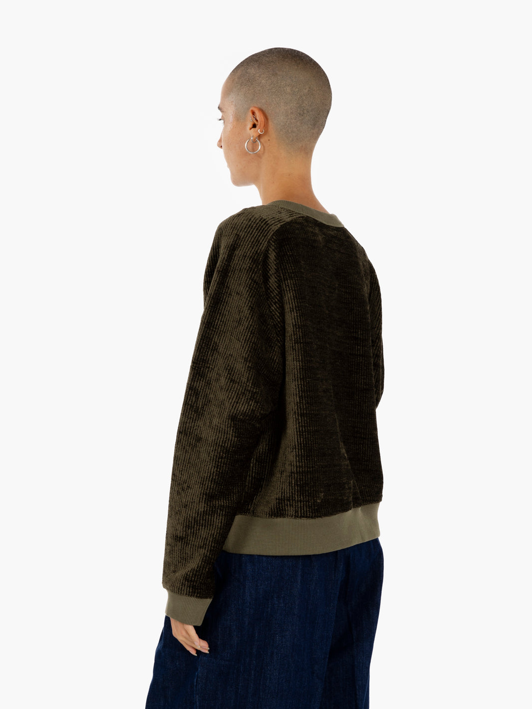 Almost grown olive sweatshirt