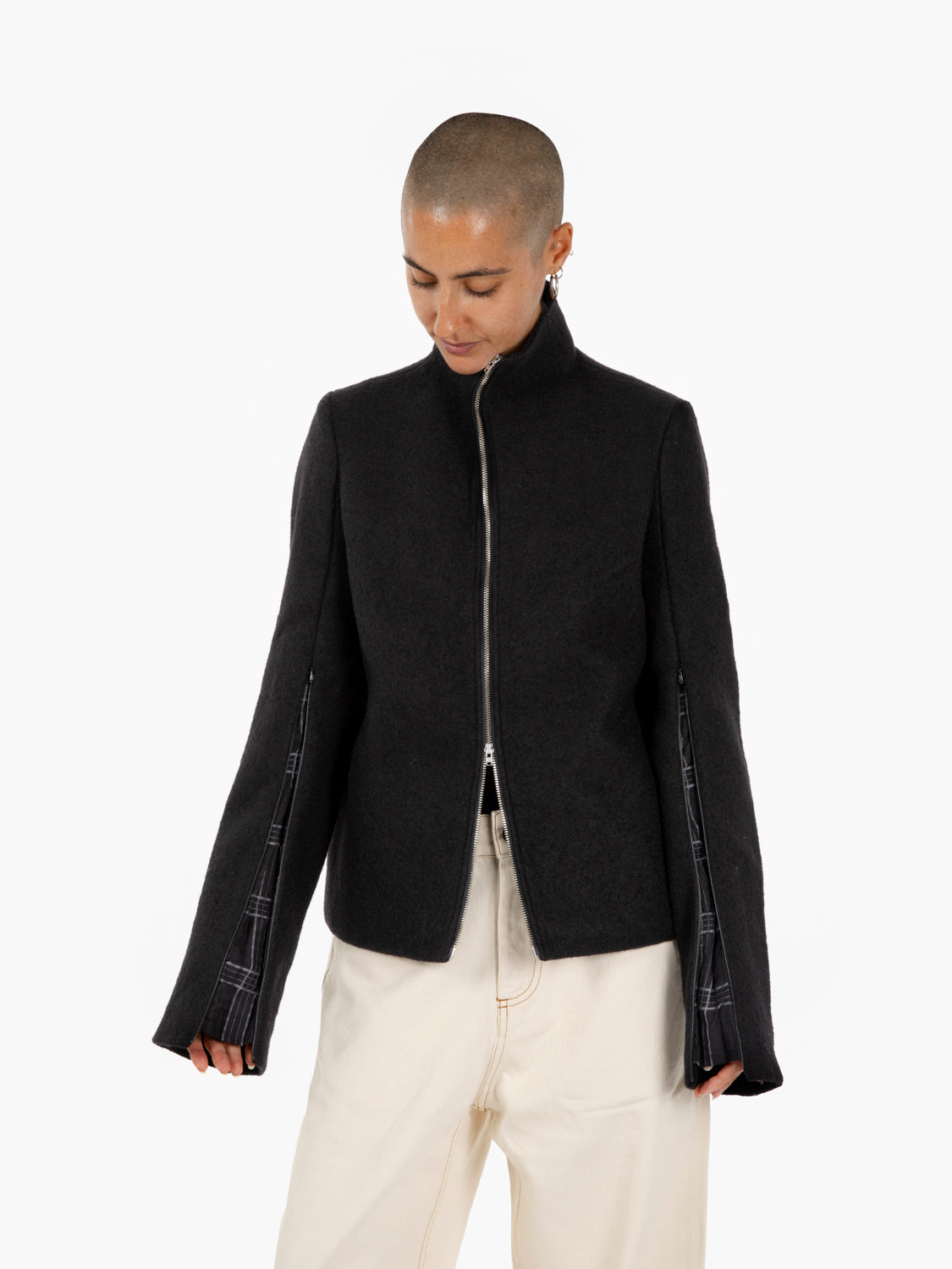 Giacca con zip Bjork black