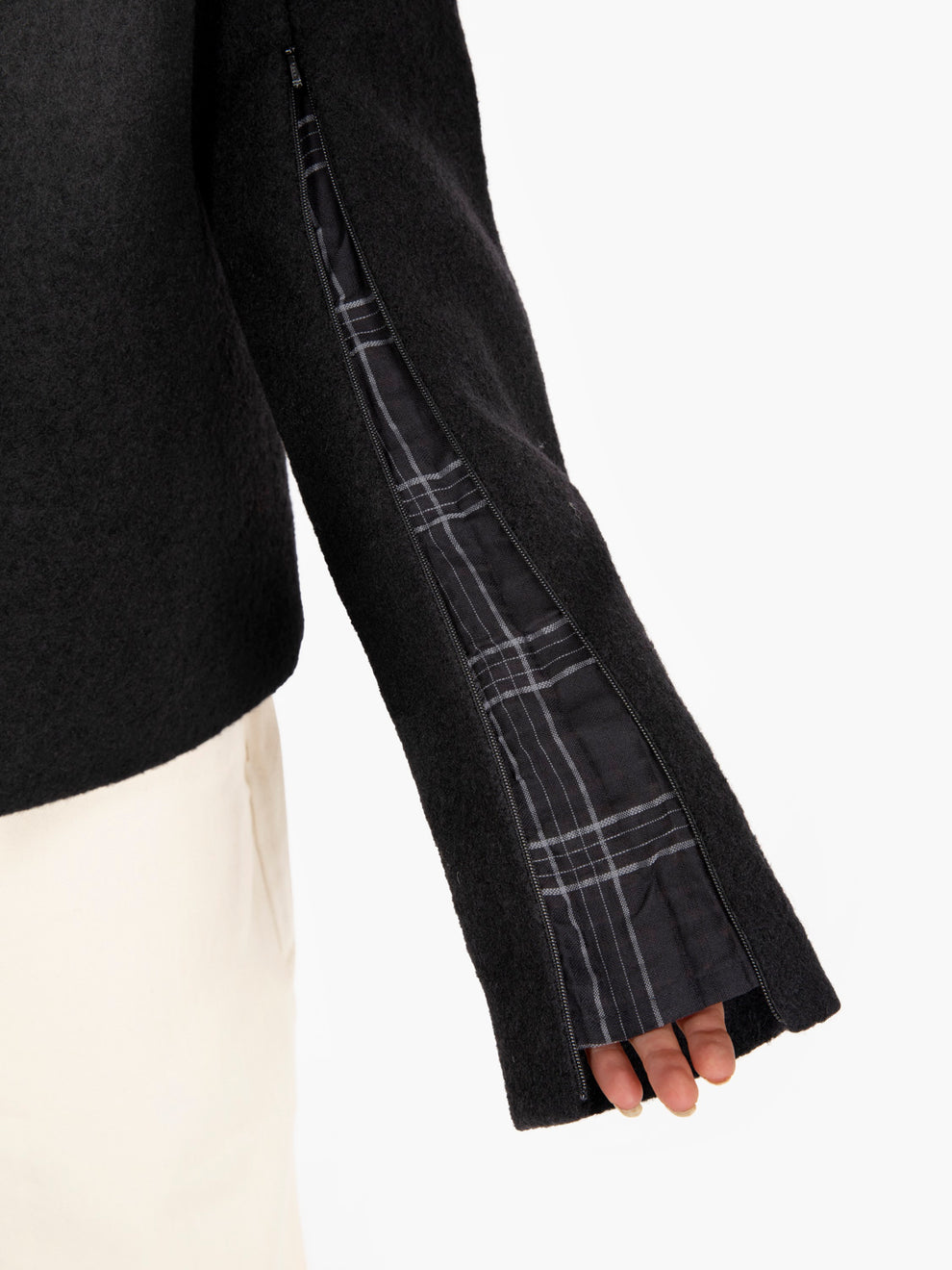 Giacca con zip Bjork black