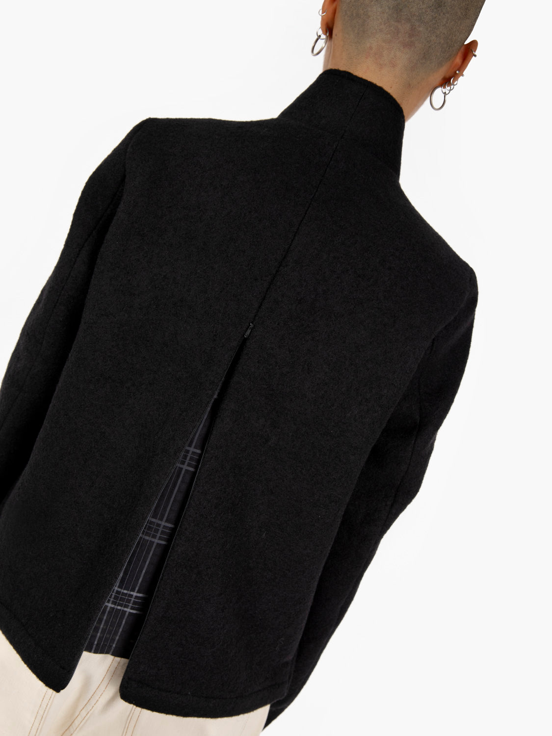 Giacca con zip Bjork black