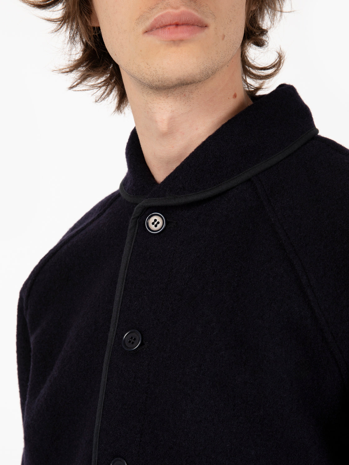 Navy wool jacket