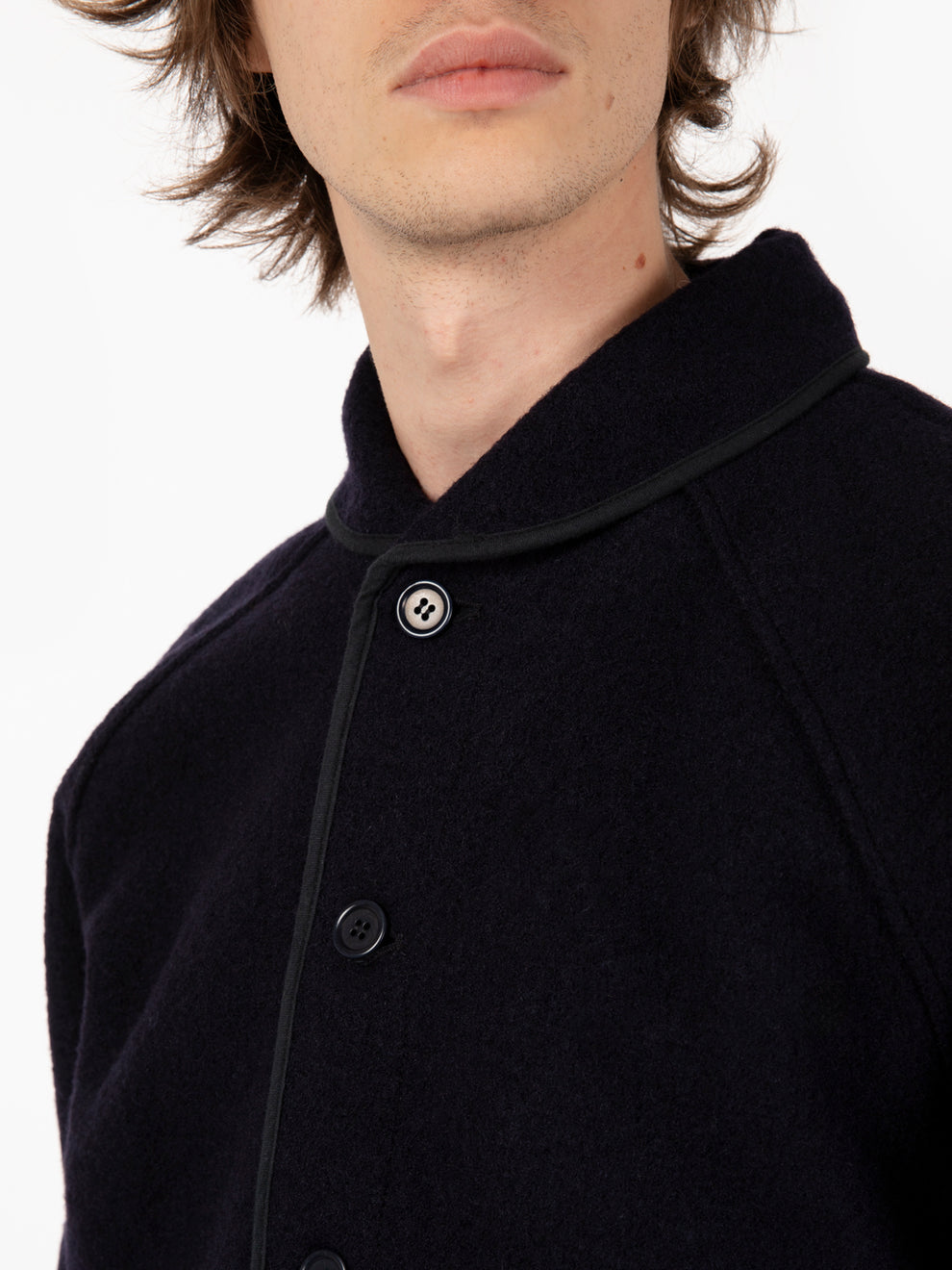 Navy wool jacket