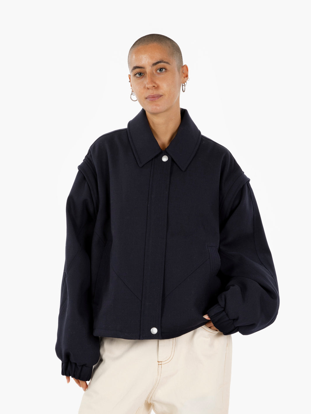 Heath bomber jacket navy