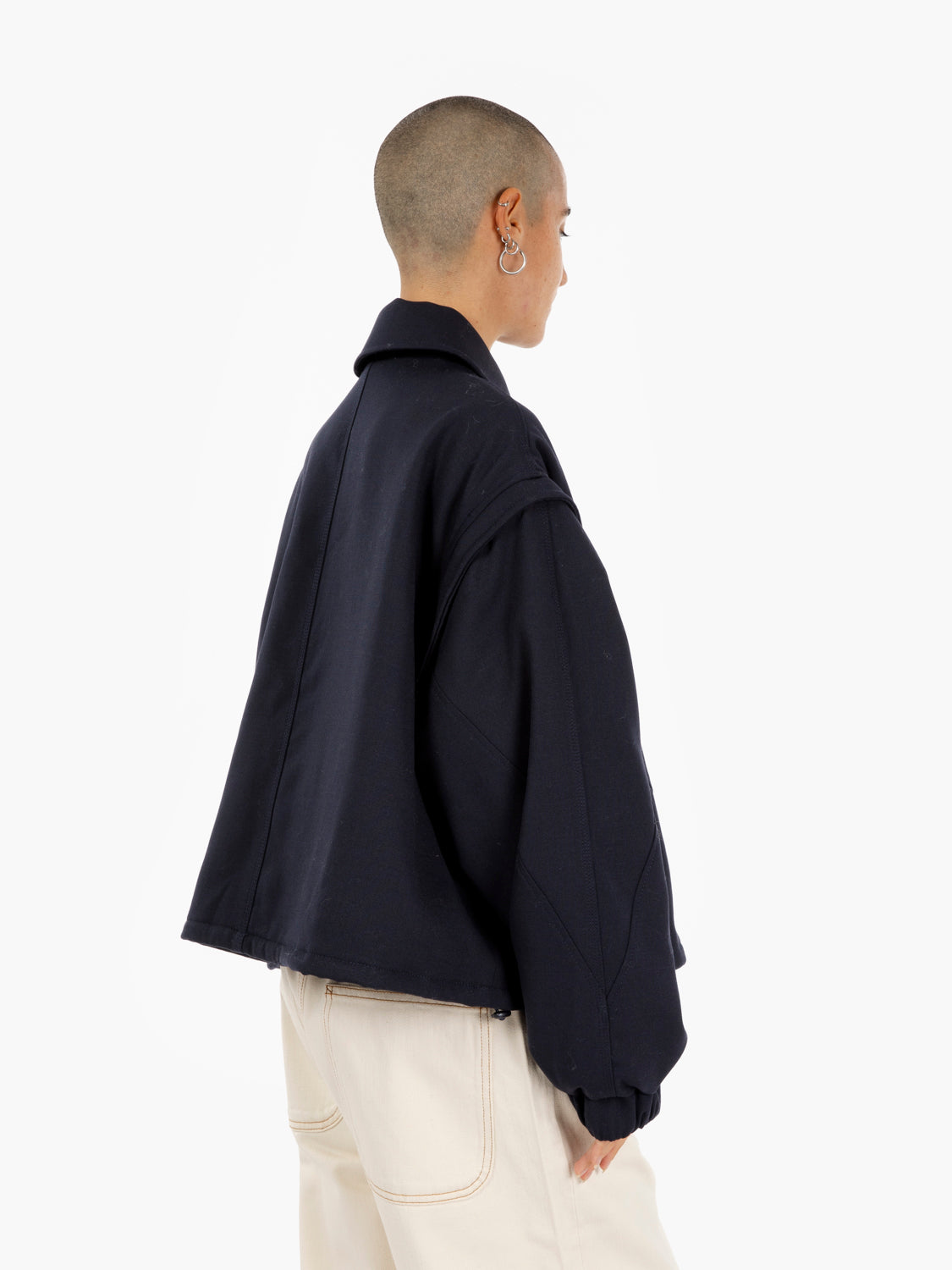 Heath bomber jacket navy