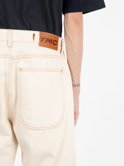 YMC - Jeans Bez ecrù